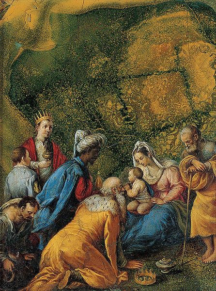 Jacopo Bassano The Adoration of the Magi Sweden oil painting art